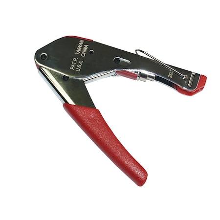 Quest Technology International Coax Non-Ratchet Compression Tool - (Compact Version) For F On Rg-59/6/6 Quad TFC-4090